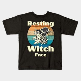 Resting Witch Face Kids T-Shirt